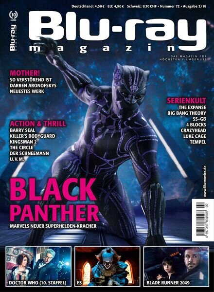 Blu-ray Magazin – Februar 2018 Cover