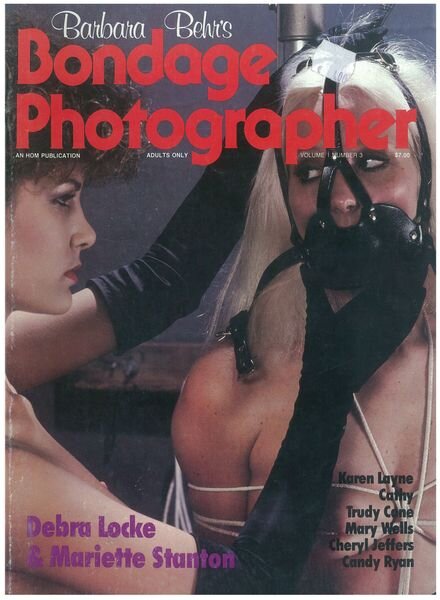 Bondage Photographer – V 1 N 3 1984 Cover