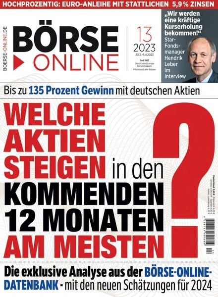 Borse Online – 30 Marz 2023 Cover