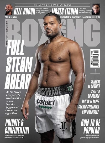 Boxing News – April 13 2023 Cover