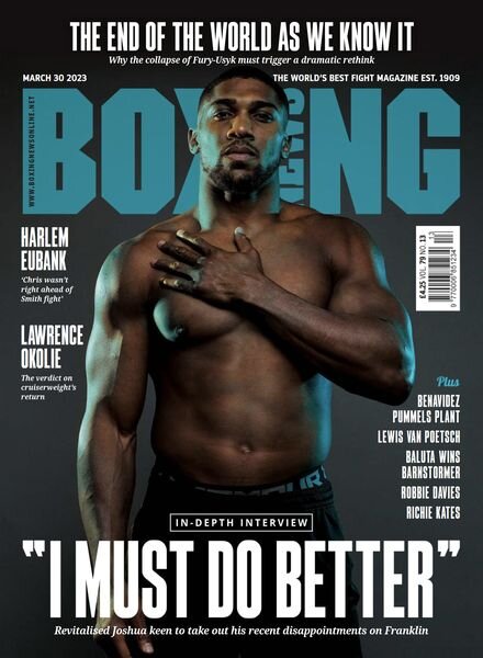 Boxing News – March 30 2023 Cover