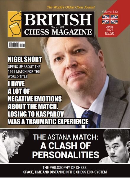 British Chess Magazine – April 2023 Cover