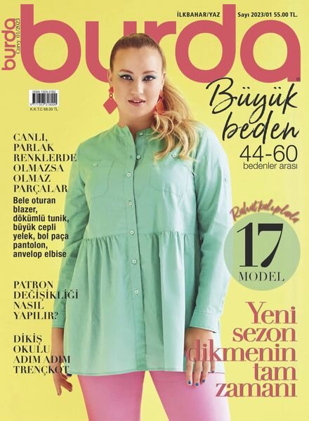 Burda Buyuk Beden – Nisan 2023 Cover