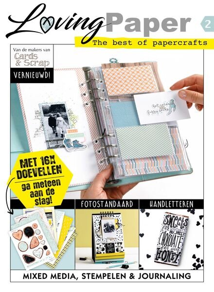 Cards & Scrap – februari 2020 Cover