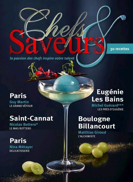 CHEFS & SAVEURS – avril 2023 Cover