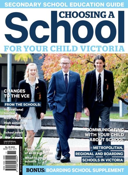 Choosing a School for Your Child VIC – April 2023 Cover