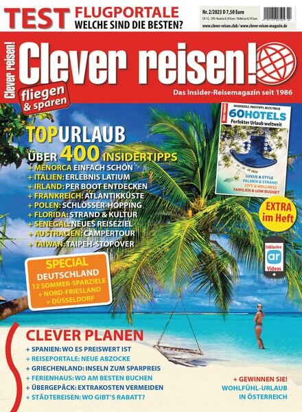Clever Reisen – Mai 2023 Cover
