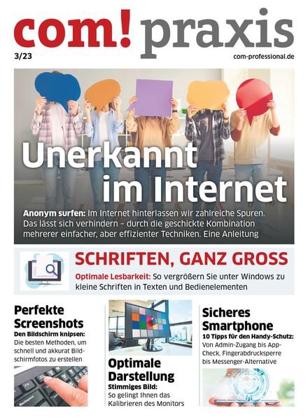 com! praxis – April 2023 Cover