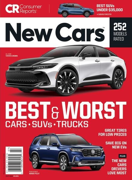 Consumer Reports New Cars – July 2023 Cover
