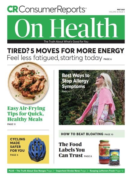 Consumer Reports on Health – May 2023 Cover