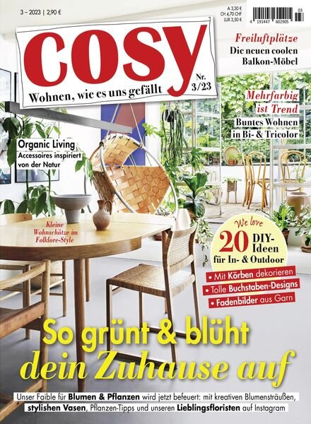Cosy – Mai 2023 Cover