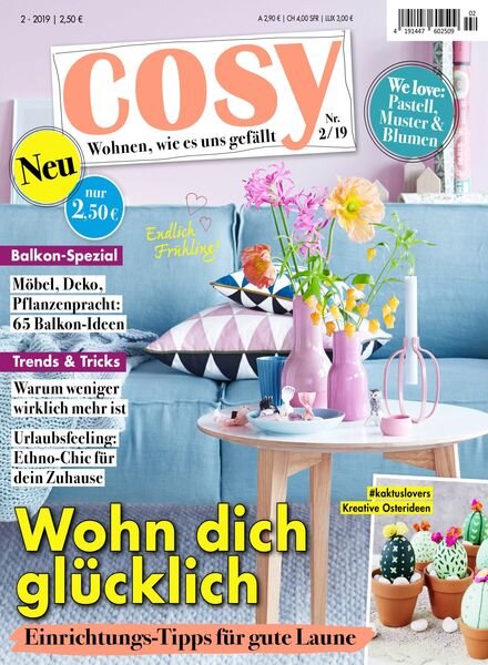 Cosy – Marz 2019 Cover
