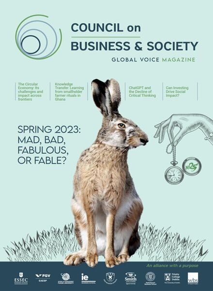 Council on Business & Society Global Voice – March 2023 Cover