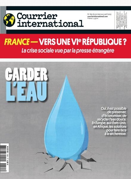 Courrier International – 30 Mars 2023 Cover