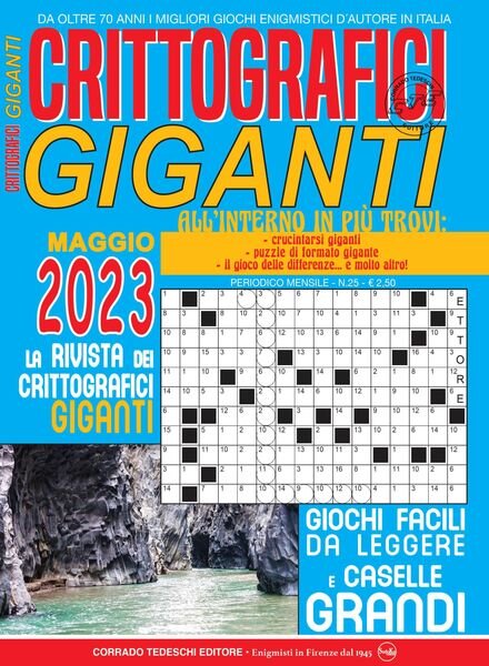 Crittografici Giganti – maggio 2023 Cover