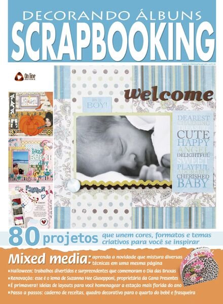 Decorando albuns Scrapbooking – fevereiro 2023 Cover