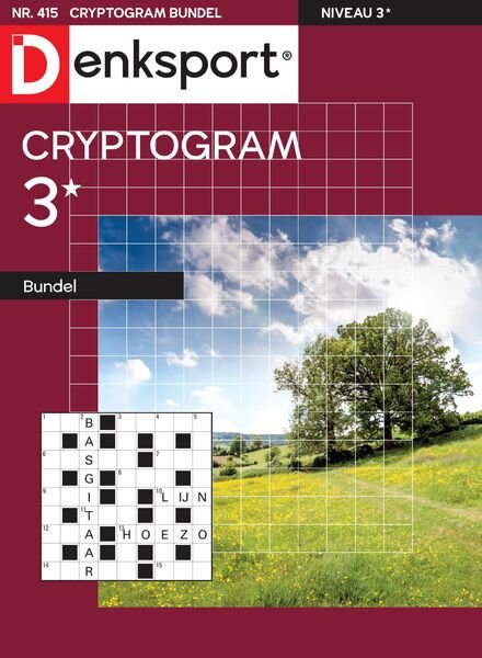 Denksport Cryptogrammen 3 bundel – 06 april 2023 Cover