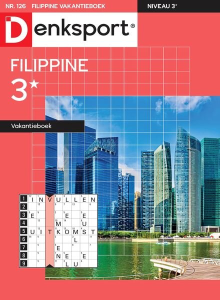 Denksport Filippine 3 Vakantieboek – april 2023 Cover