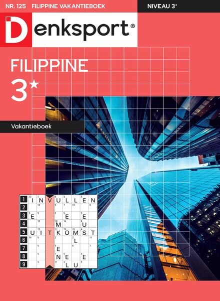 Denksport Filippine 3 Vakantieboek – maart 2023 Cover