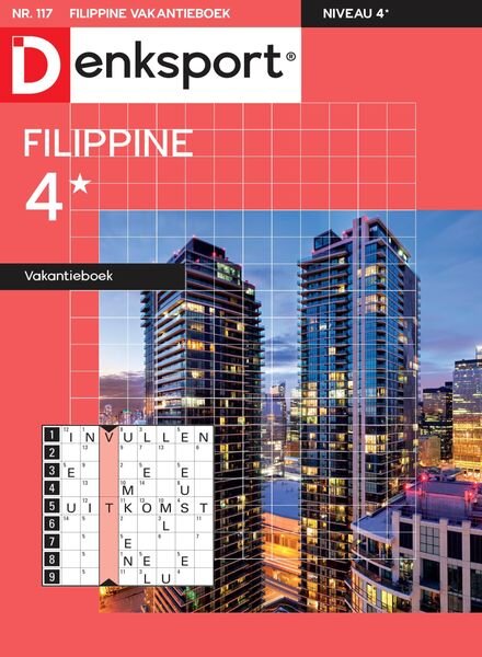 Denksport Filippine 4 Vakantieboek – april 2023 Cover