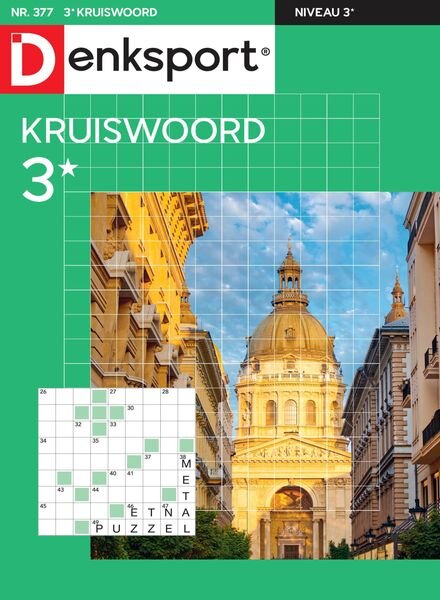 Denksport Kruiswoord 3 – 20 april 2023 Cover