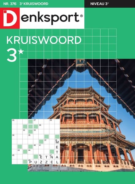 Denksport Kruiswoord 3 – 23 maart 2023 Cover