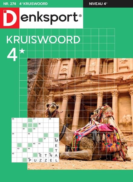 Denksport Kruiswoord 4 – april 2023 Cover