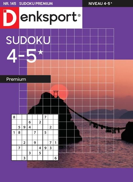 Denksport Sudoku 4-5 premium – 13 april 2023 Cover