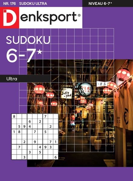 Denksport Sudoku 6-7 ultra – 23 maart 2023 Cover