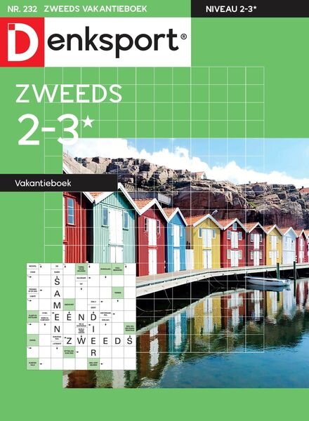 Denksport Zweeds 2-3 vakantieboek – 13 april 2023 Cover