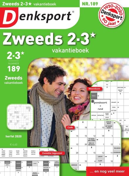 Denksport Zweeds 2-3 vakantieboek – 15 oktober 2020 Cover