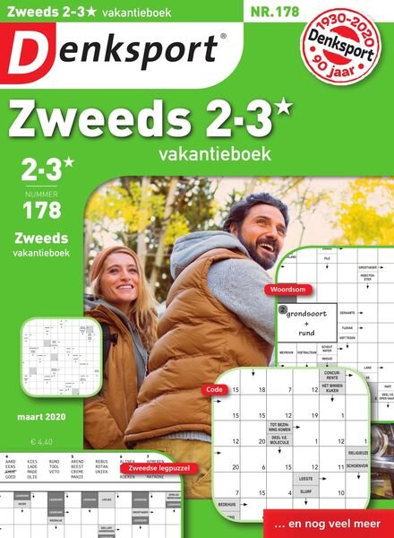 Denksport Zweeds 2-3 vakantieboek – 27 februari 2020 Cover