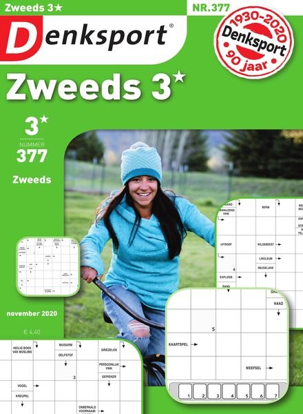Denksport Zweeds 3 – oktober 2020 Cover
