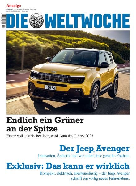 Die Weltwoche – 06 April 2023 Cover