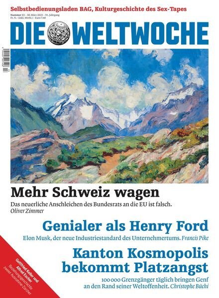 Die Weltwoche – 30 Marz 2023 Cover