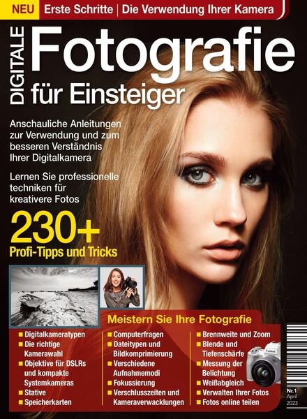 Digitale Fotografie fur Einsteiger – April 2023 Cover