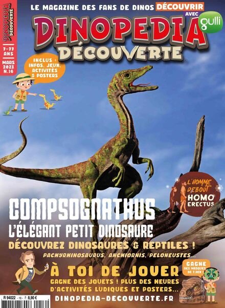 Dinopedia Decouverte – Mars 2023 Cover