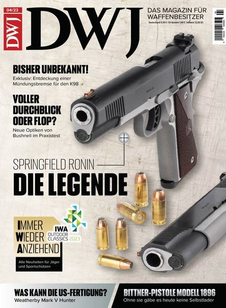 DWJ – April 2023 Cover