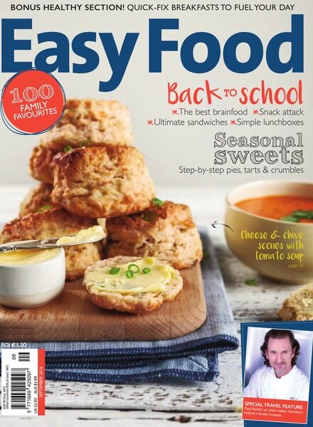 Easy Food Ireland – September 2016 Cover