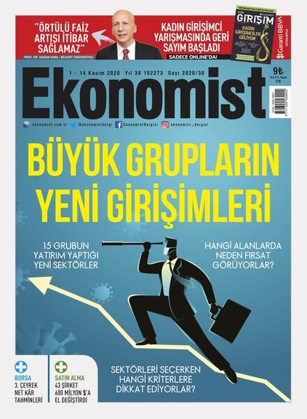 Ekonomist – 01 Kasim 2020 Cover