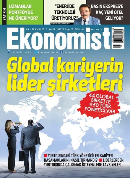 Ekonomist – 03 Eylul 2017 Cover