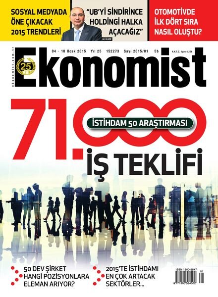 Ekonomist – 04 Ocak 2015 Cover
