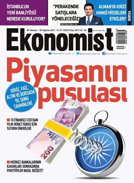 Ekonomist – 30 Temmuz 2017 Cover