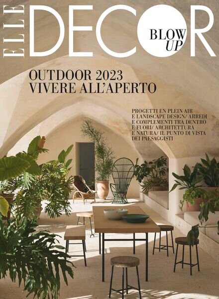 Elle Decor Italia – Blow Up – Aprile 2023 Cover