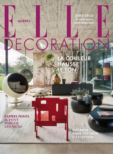 Elle Decoration Quebec – mars 2023 Cover