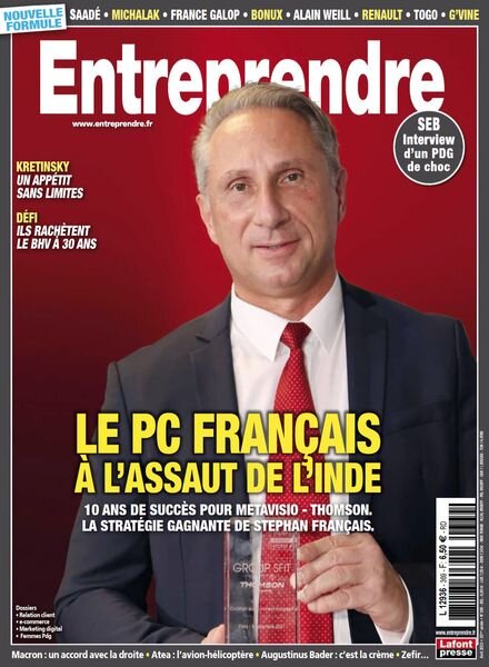 Entreprendre – avril 2023 Cover