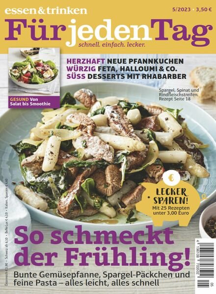 Essen & Trinken Fur jeden Tag – Mai 2023 Cover