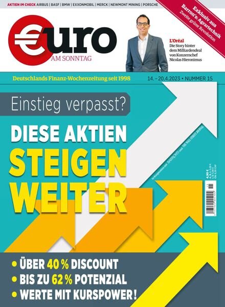 Euro am Sonntag – 14 April 2023 Cover