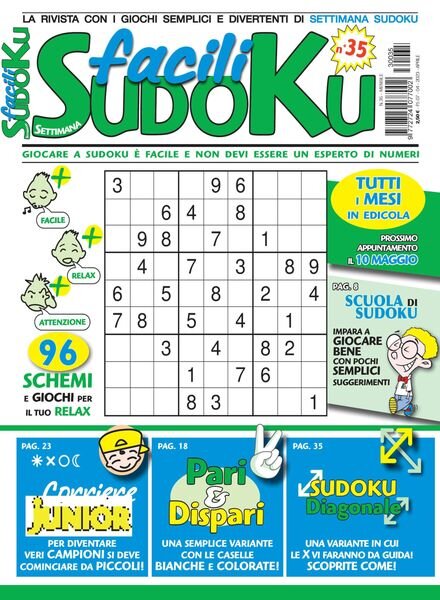 Facili Sudoku – aprile 2023 Cover