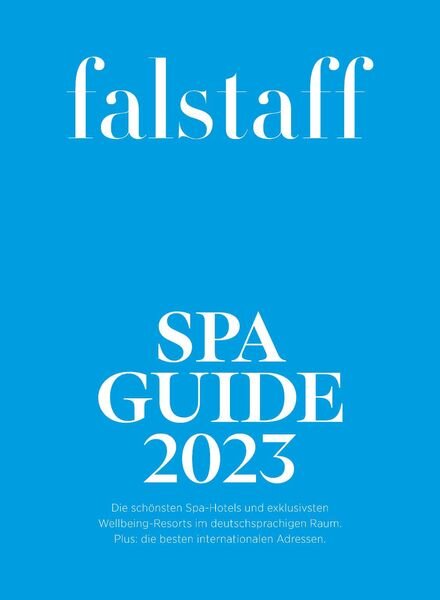 Falstaff Travel – April 2023 Cover